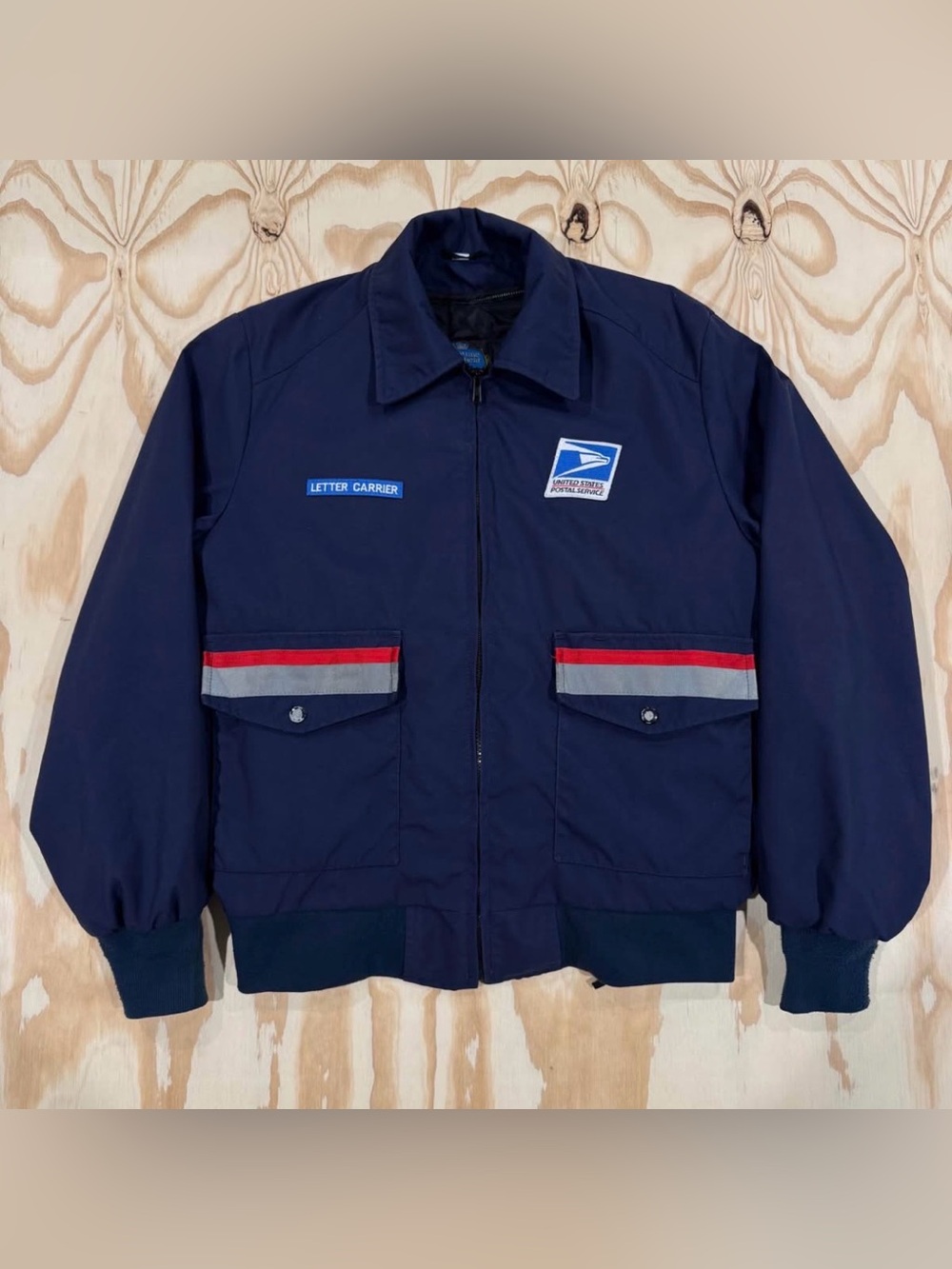 USPS Navy Letter Carrier Jacket - Lightweight Postal Work Jacket